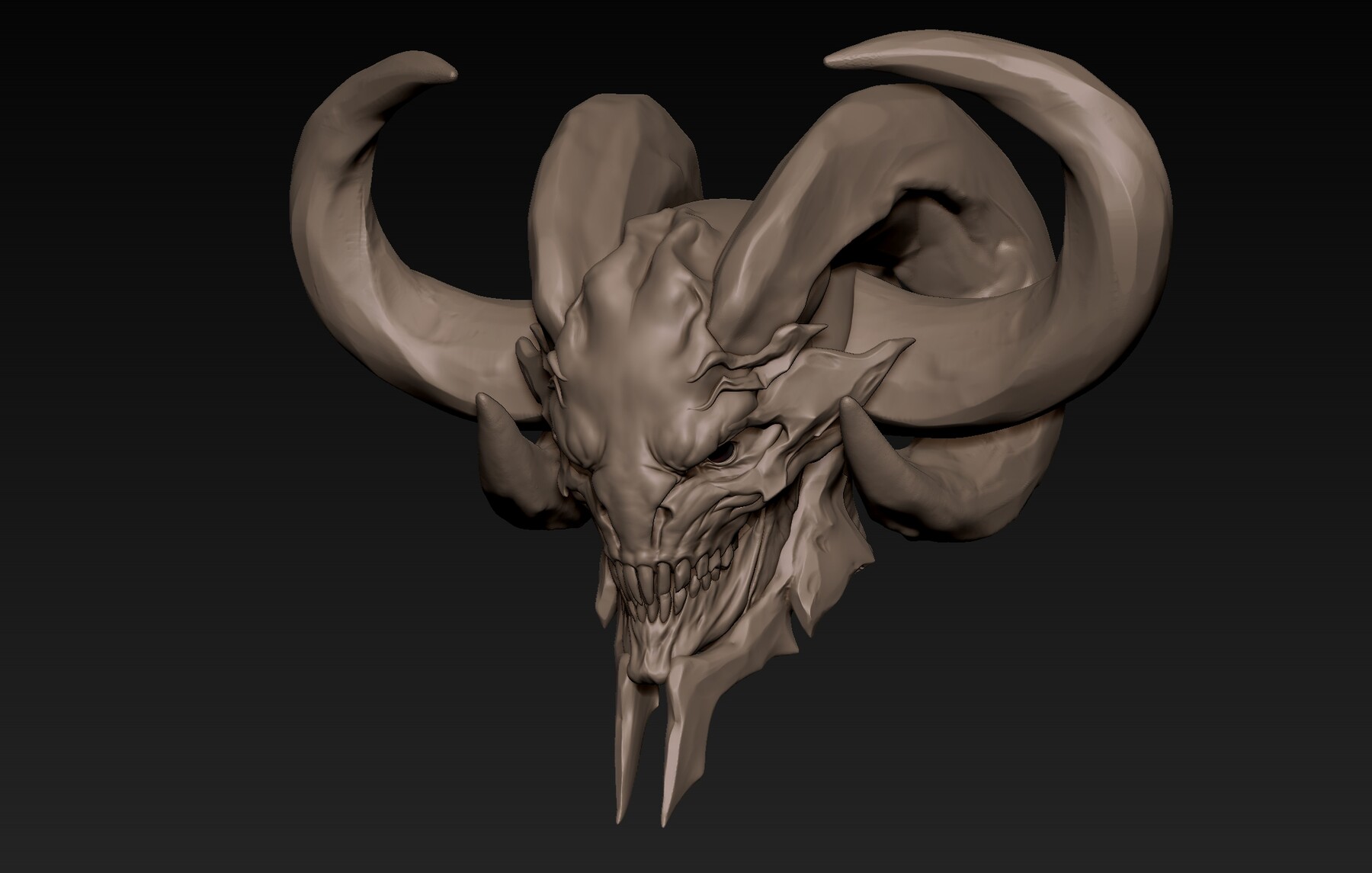 ArtStation - Demon Head | Resources