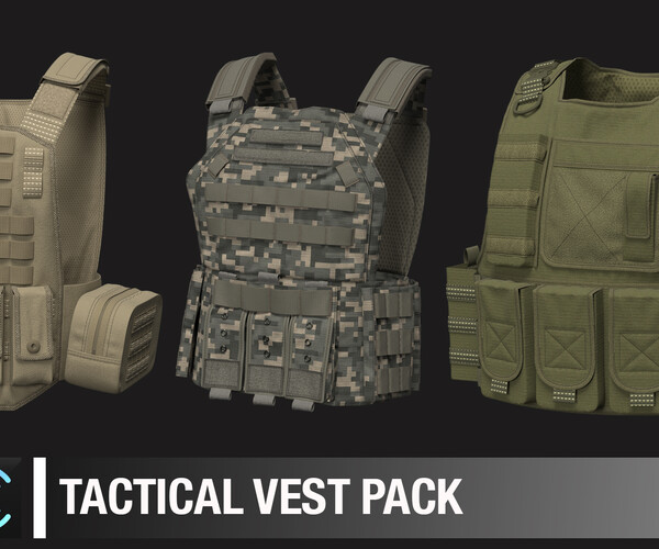 Police Bulletproof Plate Carrier Vest (Marvelous Designer / Clo 3D project)