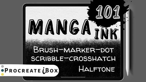 101 Japanese Manga ink brushes for Procreate | ProcreateiBox