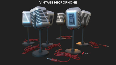 Vintage microphone