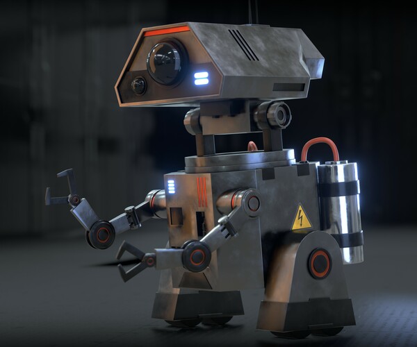 ArtStation - Sci-Fi Worker Robot | Resources