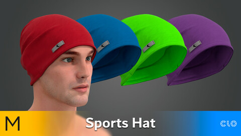 Sports hat Marvelous Designer, CLO3D