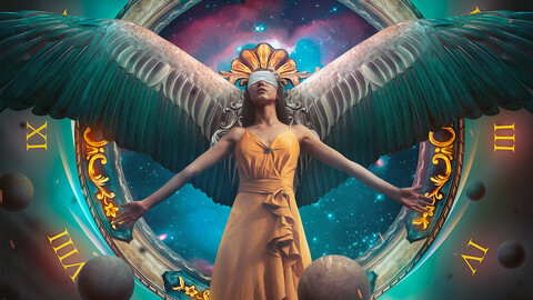 Time Goddess - Advanced Fantasy Photoshop Tutorial