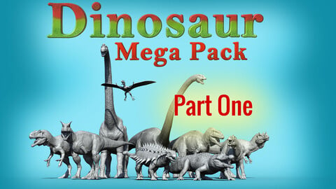 Dinosaurs Mega pack PART 1