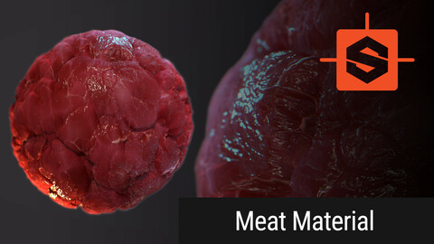 Meat Subsurface-Scattering Material 4K