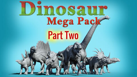 Dinosaurs Mega pack PART 2