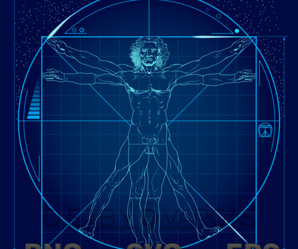 ArtStation Vitruvian Man Vector Designs Artworks