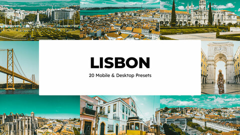 20 Lisbon LUTs & Lightroom Presets