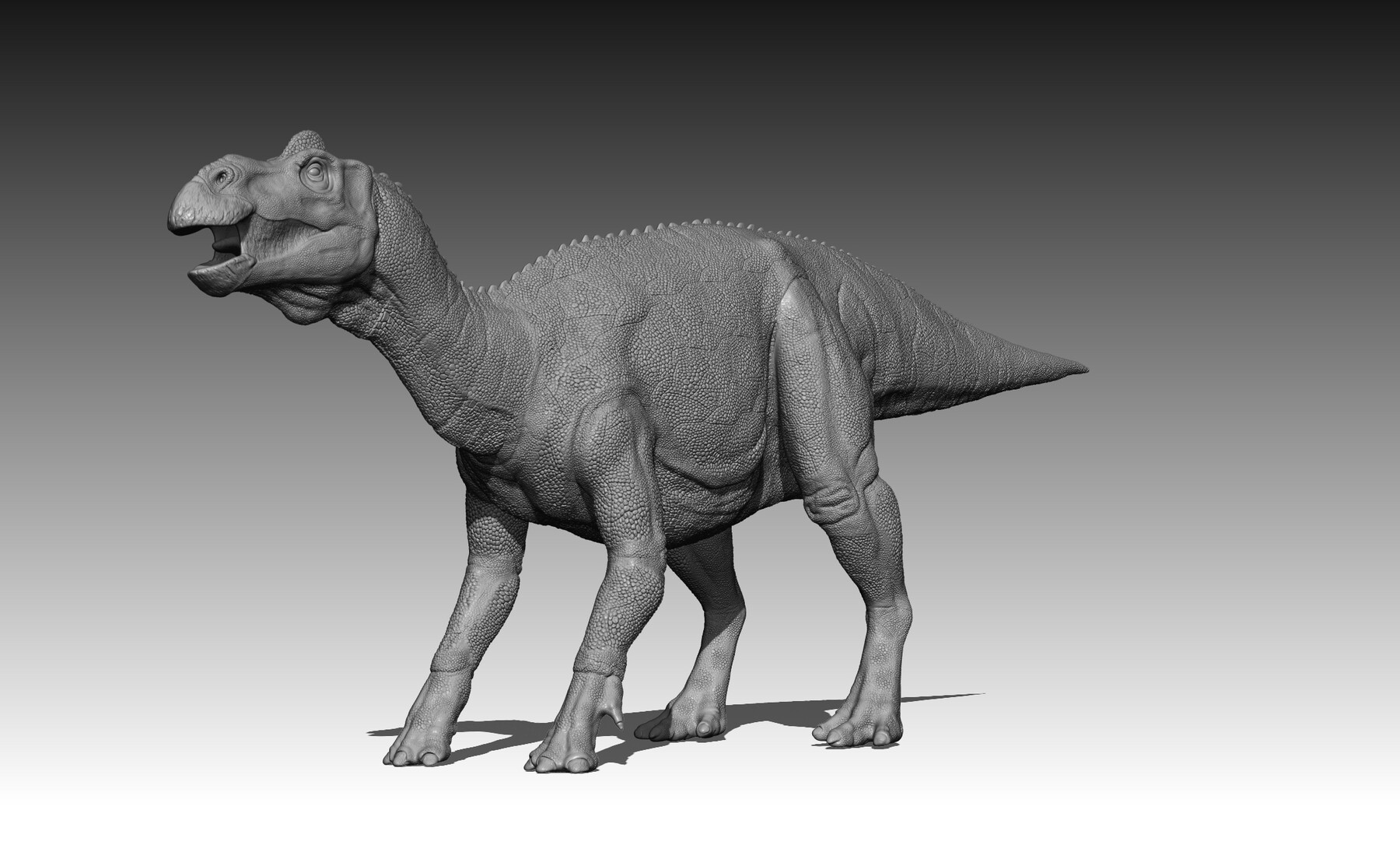 Allosaurus high poly t-pose model | 3D Print Model