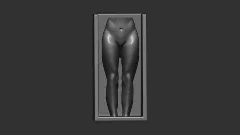 female leg 3d print
