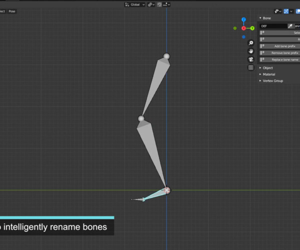 ArtStation Blender Addon Bone_Rename VFX Grace Resources