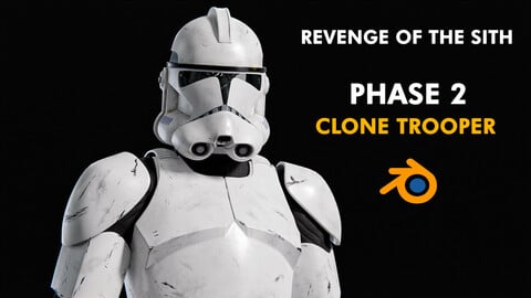 Phase II Clone Trooper CGI (Star Wars Episode III)