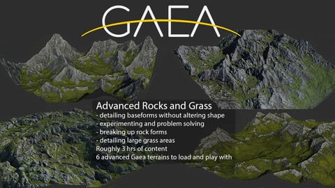 Advanced Gaea Terrains 1 - Rocks and grass