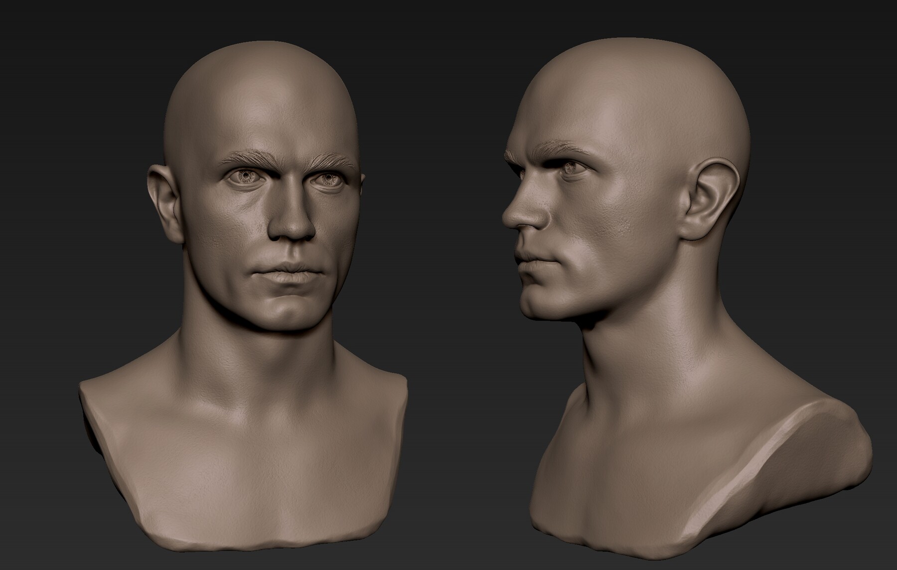 ArtStation - Male Head Sculpt | Resources