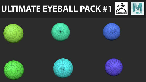 Ultimate Eyeball Model Packs #1