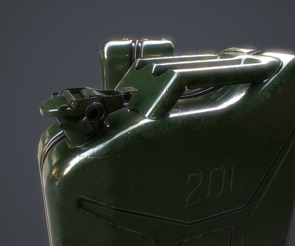 ArtStation Fuel canister heavyworn Game Assets