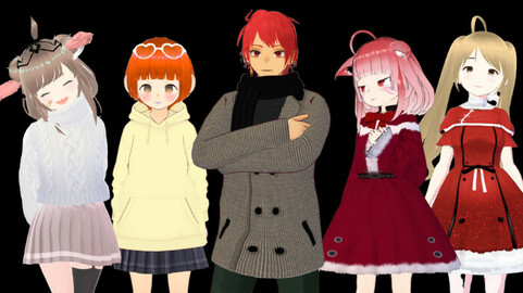 5 Cute Anime Characters GoldenPACK 4