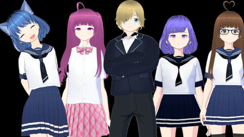 5 Cute Anime Characters GoldenPACK 6