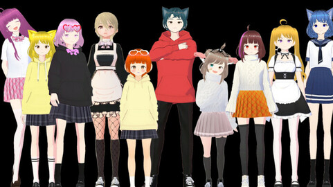 10 Cute Anime Characters GoldenPACK 7