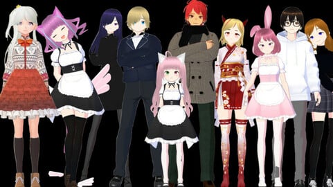 10 Cute Anime Characters GoldenPACK 8