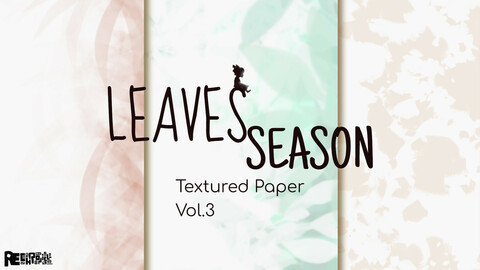 Leaves Season - Textured Paper Pack Vol.3