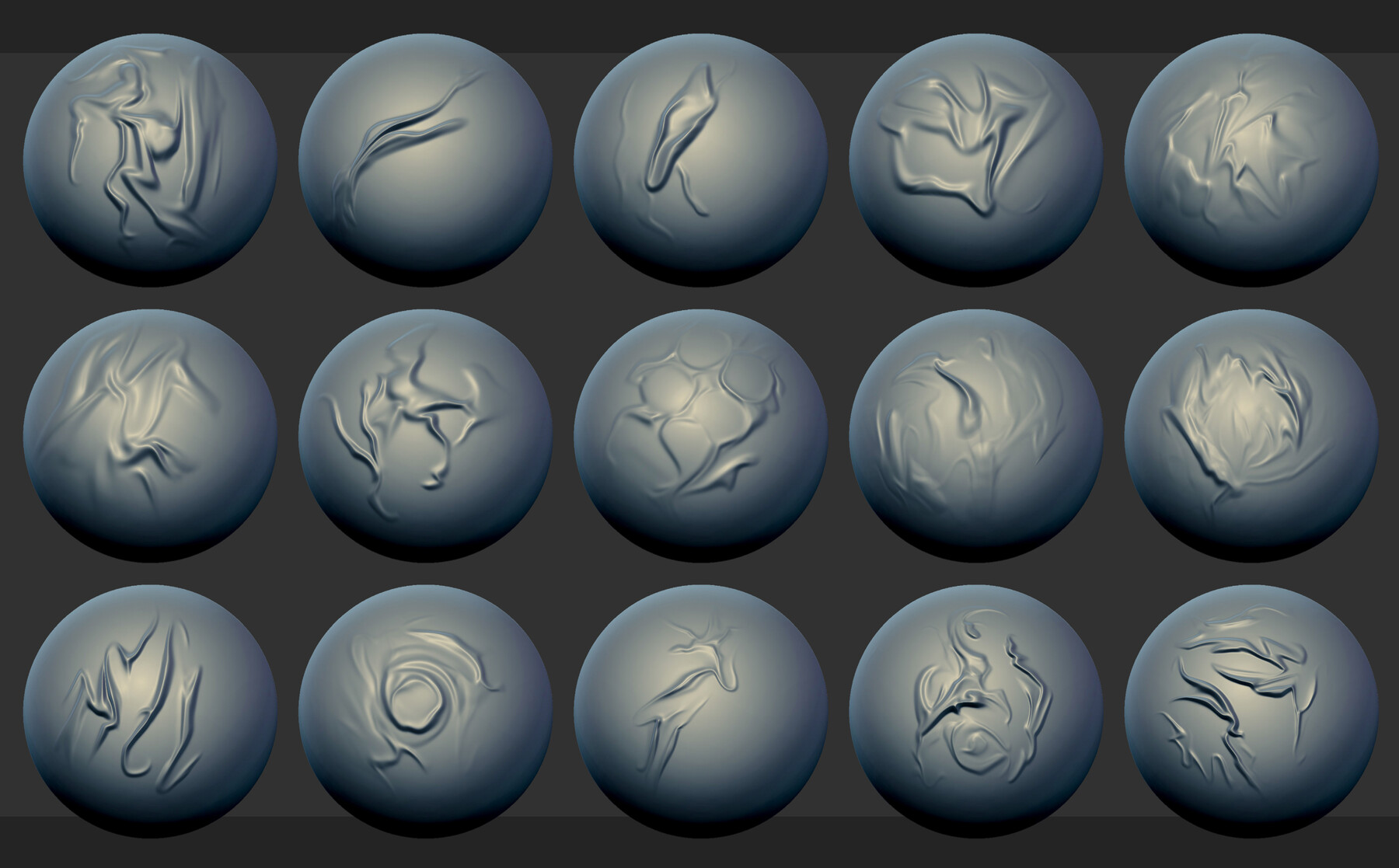 ArtStation - 100 Fabric and Leather Brushes | Brushes