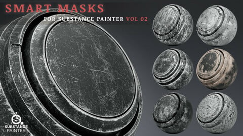High-Detail Smart Masks / substance painter Vol 02