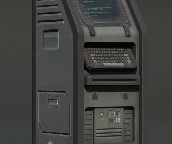 ArtStation - Sci-fi Terminal | Game Assets