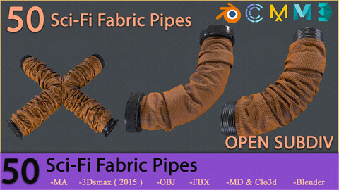 50 Sci-Fi Fabric Pipes