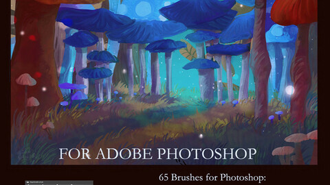 Magic-forest brushset for Photoshop
