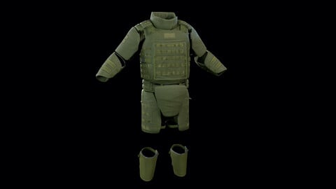 Assault heavy armor vest