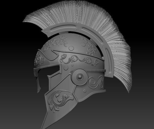 ArtStation Sparta Helmet Game Assets