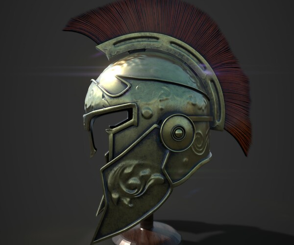 ArtStation - Sparta Helmet | Game Assets