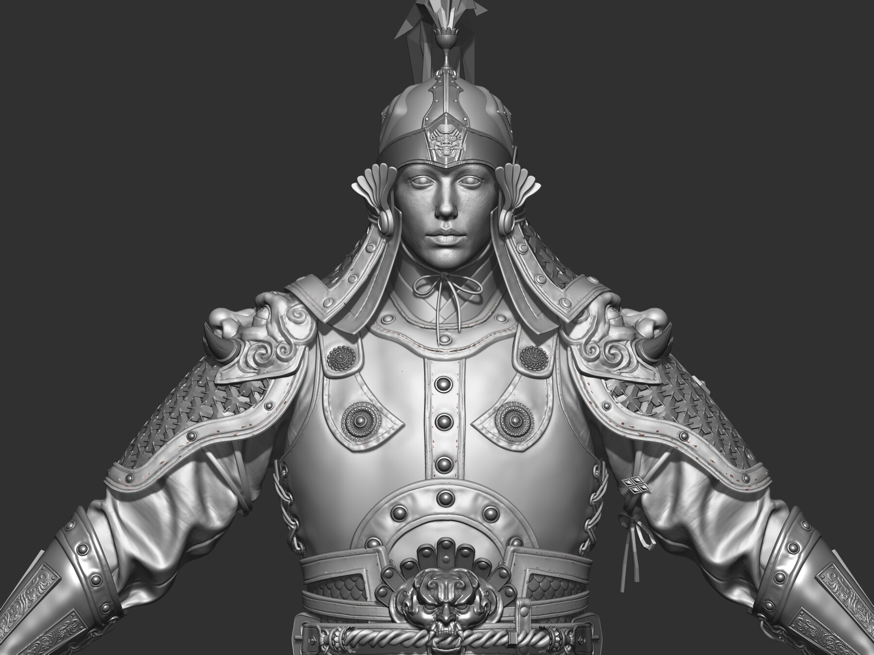 zbrush armor detail
