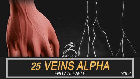 Veins Alpha (Tileable) Vol.4