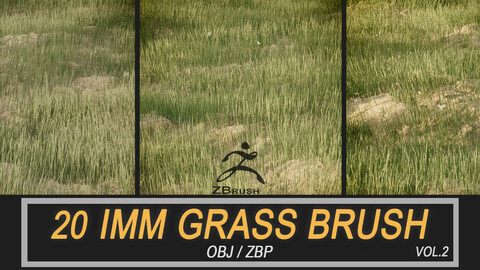 Grass Brush IMM + Obj Vol.2