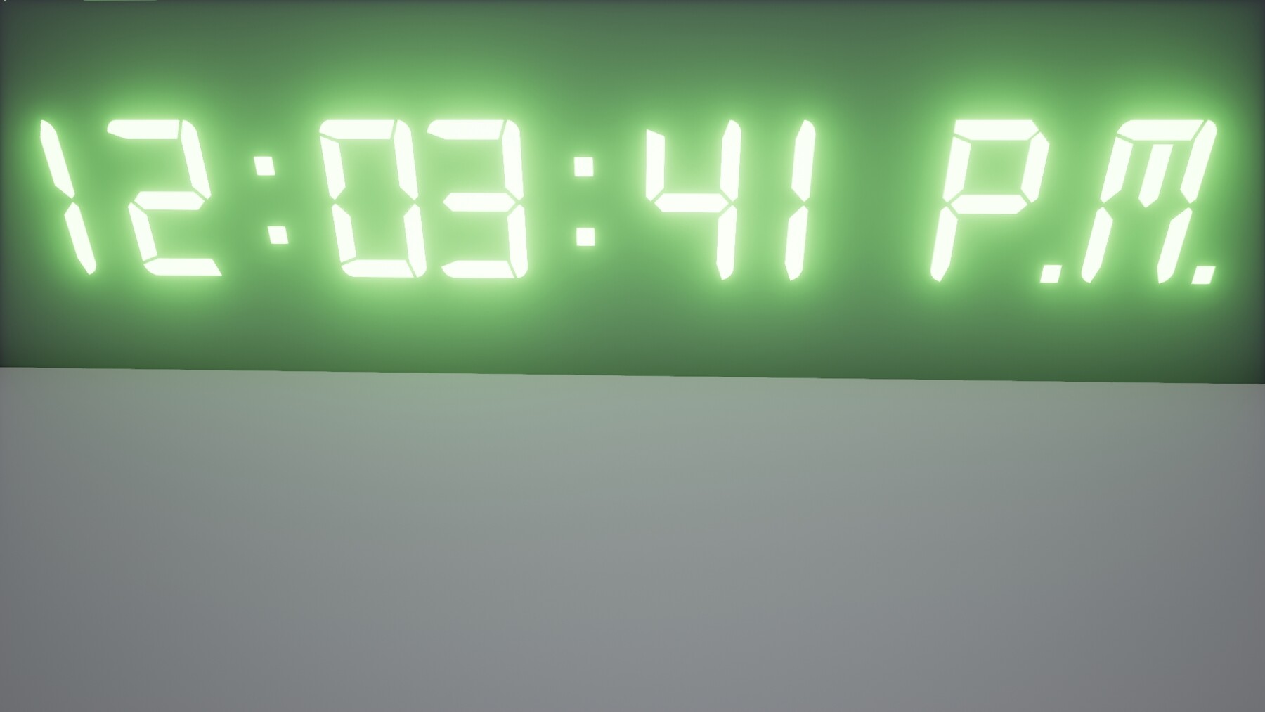 ArtStation Digital Time and Alarm Clock [Unreal Engine 4/5 Asset Pack