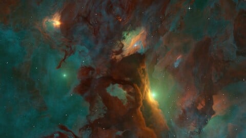 Blender Nebula Scene