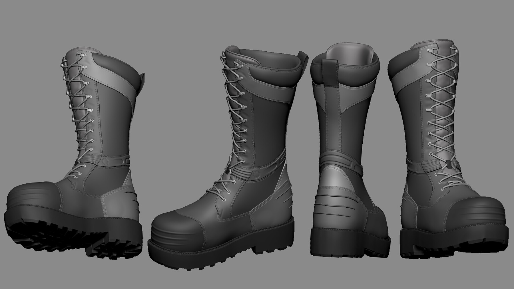 ArtStation - Boot Military 3 | Game Assets