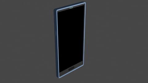 simple phone low poly