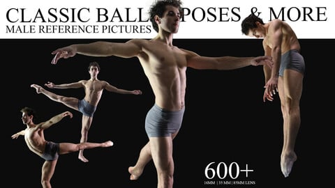 MALE CLASSIC Ballet POSES & MORE  [ANATOMY REFERENCE IMAGES]