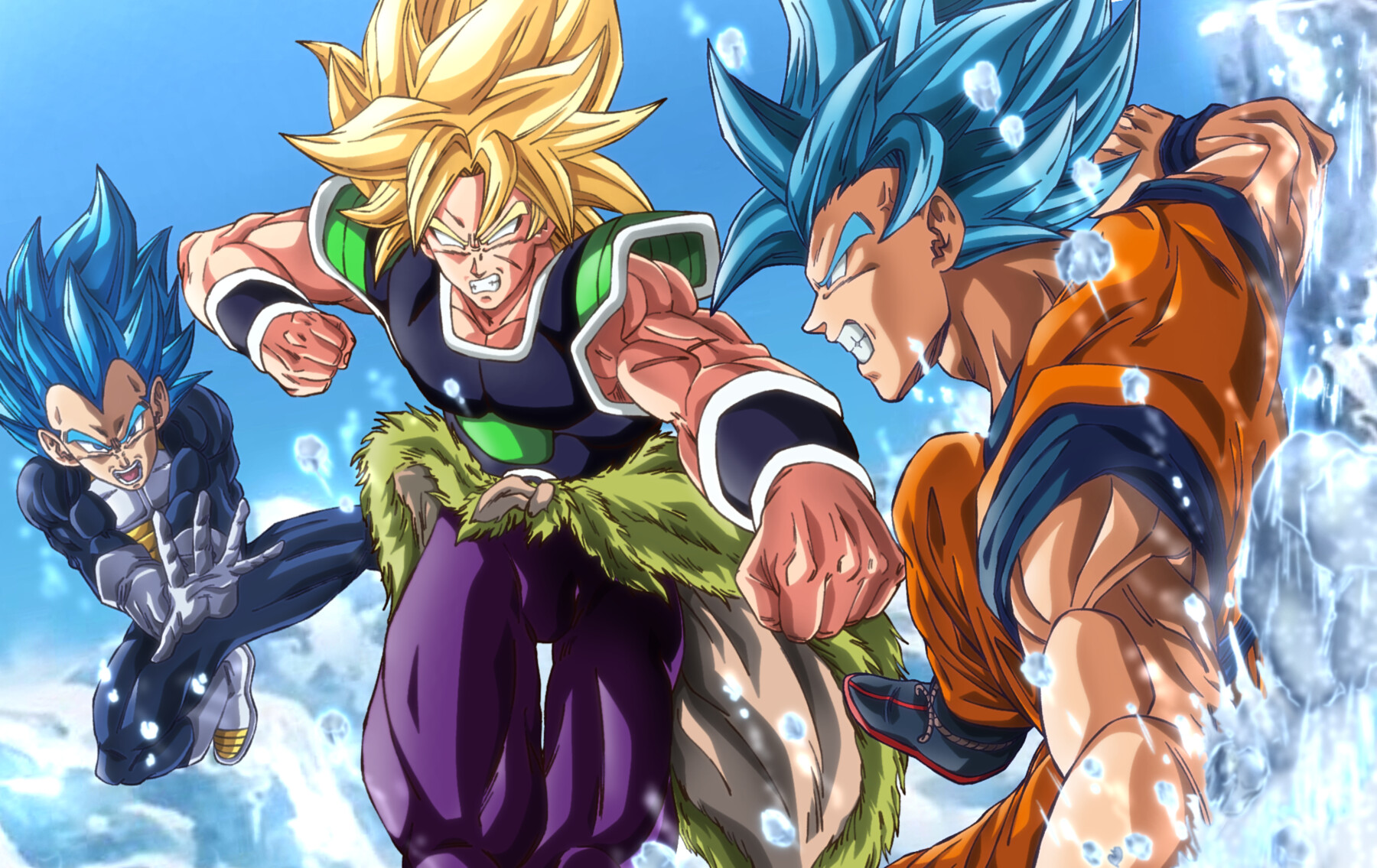 Poster dragon ball super broly anime version