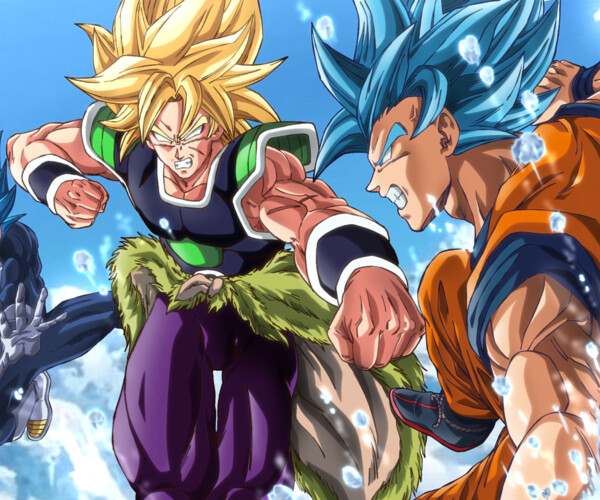 ArtStation - Poster dragon ball super broly anime version | Artworks