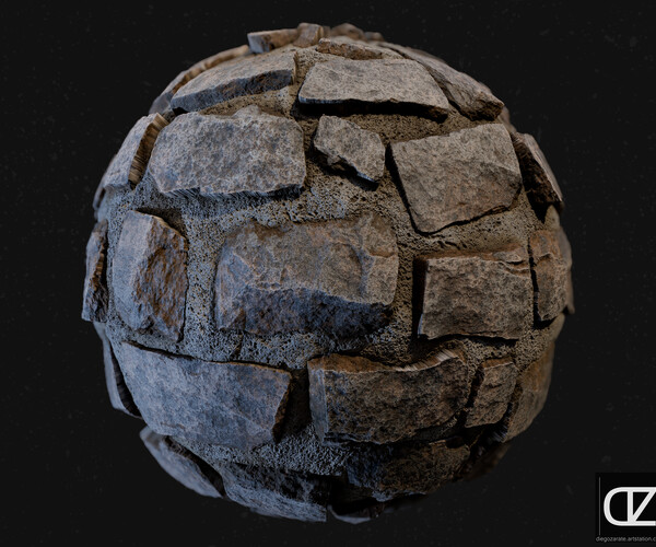 ArtStation - PBR - CONCRETE ROCK WALL - 4K MATERIAL | Game Assets