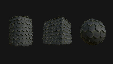 Stylized Roof13 PBR Texture