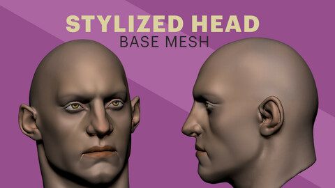 Stylized head