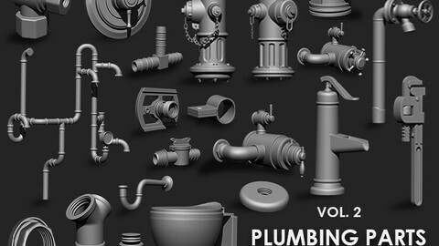 Plumbing Parts IMM Brush Pack (21 in One) Vol.2