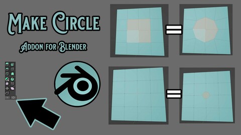 Make Circle addon for Blender