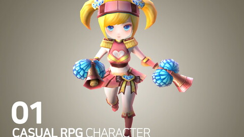 Casual RPG Character - 1 Angelina