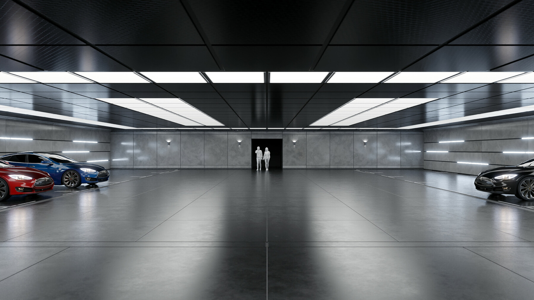 ArtStation Modern Underground Car Garage Resources